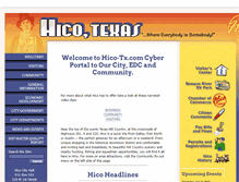 Tablet Screenshot of hico-tx.com
